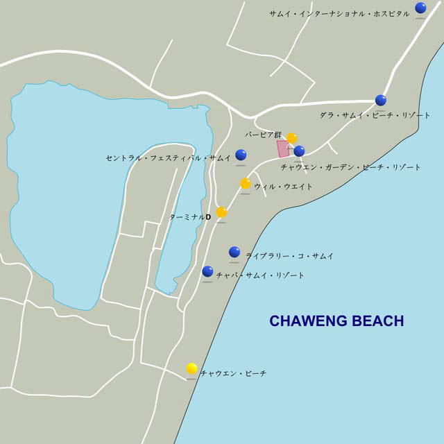 チャウエンビーチ・マップ